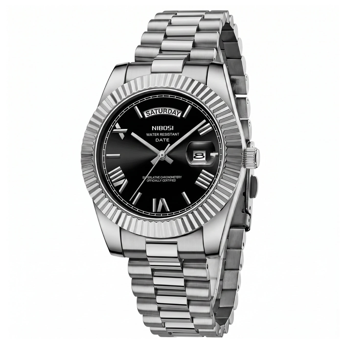 Phillip Nibosi® Royale Silver - 40MM